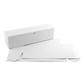 High Gloss White Folding Gift Box (12"x3"x3")